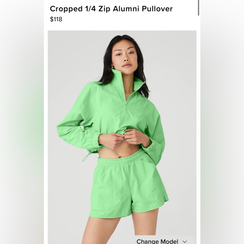 Alo Yoga Alumni 1/4 Zip